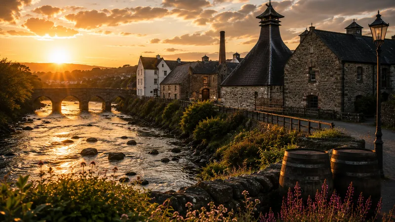 Bushmills Distillery landscape