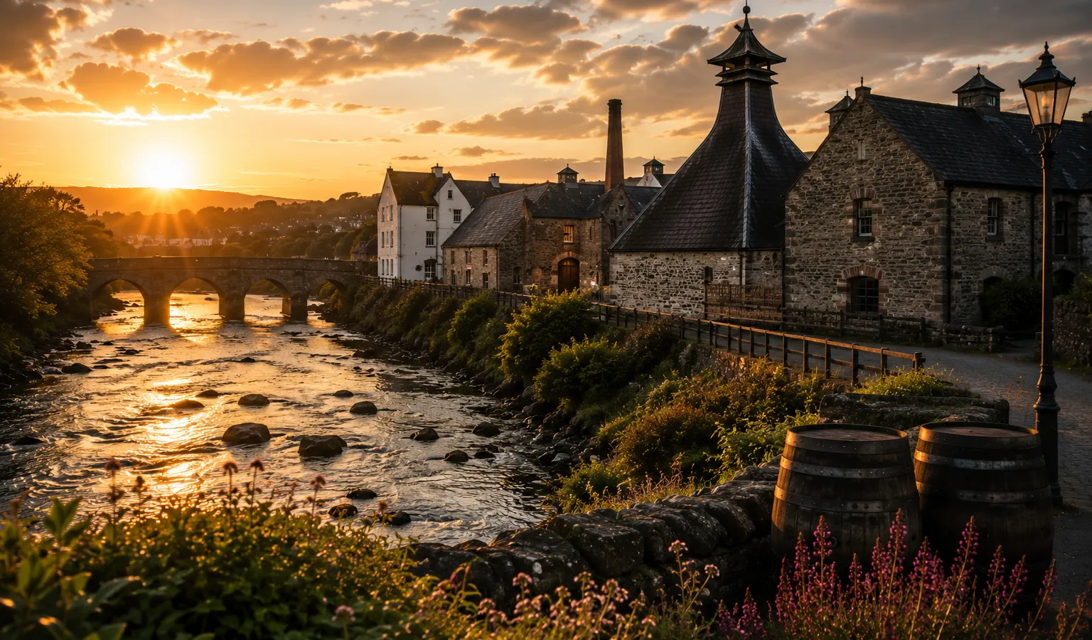 Bushmills Distillery landscape